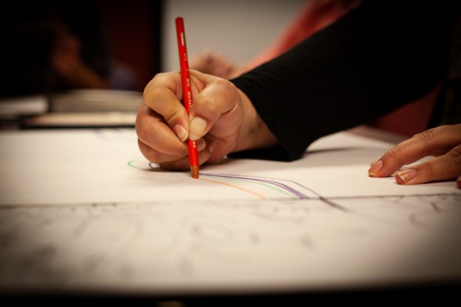 In Artac's class and work, the creativity and flow continues…. (Simpson)